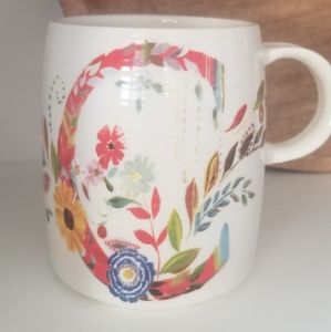 Anthropologie Starla Halfmann mug "C"